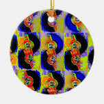 VERY HAPPY HOLIDAYS TO ALL! ABSTRACT ORNAMENT