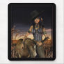 Very Modern Cowgirl Mousepad