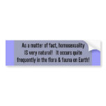 Very Natural bumper stickers