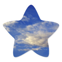 Very structured cloud in a beautiful blue sky stickers