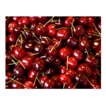 very sweet cherry portcard postcards