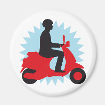 Vespa scooter kühlschrankmagnet