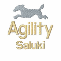 Veste brodée par Saluki d'agilité