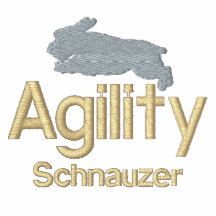 Veste brodée par Schnauzer d'agilité