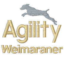 Veste brodée par Weimaraner d'agilité