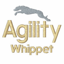 Veste brodée par whippet d'agilité