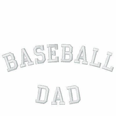 Veste de voie brodée par PAPA de BASE-BALL