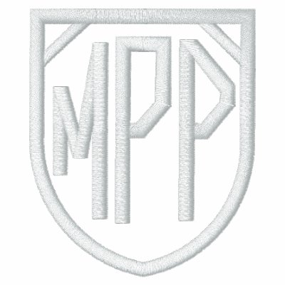 Veste décorée d'un monogramme faite sur commande Veste décorée d'un monogramme faite sur commande