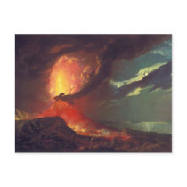 Vesuvius in Eruption Post Card