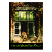 Vet and Boarding House Business Card