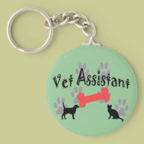 Vet Assistant Gifts keychains