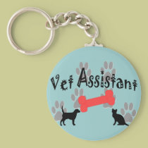 Vet Assistant Gifts keychains