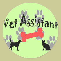 Vet Assistant Gifts stickers