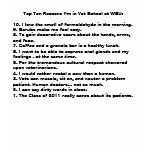 Vet School Top Ten t-shirts