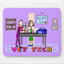 Vet Tech Art Gifts Mousepad