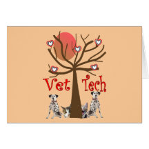 Vet Tech T-Shirts & Gifts---Unique Designs Cards