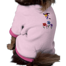 Vêtement mascotte sorcier et fleurs vêtement pour chien
