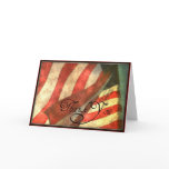 Veterans Day, Thank You Military Greeting Card