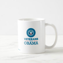 Vétérans pour Obama Tasse