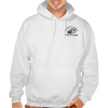 Vétérinaire du Vietnam - ęr rondin Cmd Sweatshirts Avec Capuche