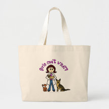 Vétérinaire féminin léger sacs