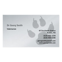 Veterinarian Business Card