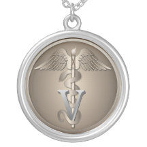 Veterinarian Caduceus Necklaces