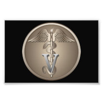 Veterinarian Caduceus Photo Print