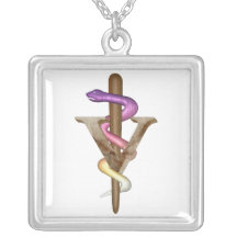 Veterinarian Emblem Pendant