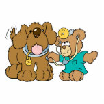 veterinarian vet teddy bear design photo cut outs