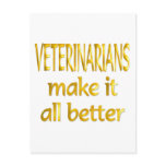 Veterinarians postcards