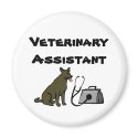 Veterinary Assistant Fridge Magnet