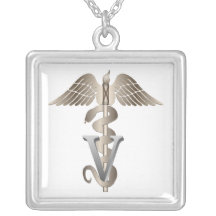 Veterinary Caduceus Pendant