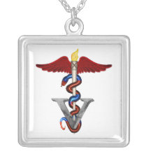 Veterinary Caduceus Pendants