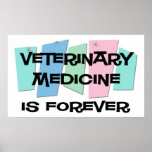 Veterinary Medicine Is Forever Posters