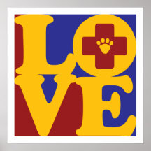 Veterinary Medicine Love Poster