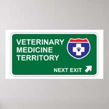 Veterinary Medicine Next Exit Print