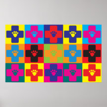 Veterinary Medicine Pop Art Posters