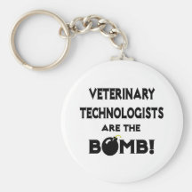 Veterinary Technologists Are The Bomb! Key Chains