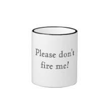 Veuillez ne pas me mettre le feu ! tasse à café
