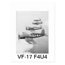 VF-17 F4U4 CORSAIRS postcards