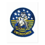 VF-32 tomcat  SWORDSMEN 'PATCH' Postcards