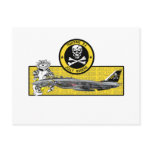 VF-84 JOLLY ROGERS F-14 TOMCAT POSTCARD