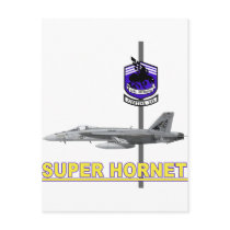 VFA-143 "Pukin' Dogs" F-18 Hornet Post Card