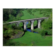 Viaduct, Monsal Dale, Peak District, Derbyshire, U Postcard