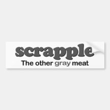 Viande de gris de Scrapple Adhésif Pour Voiture