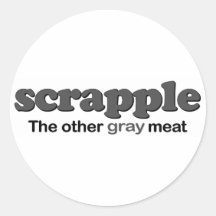 Viande de gris de Scrapple Autocollants