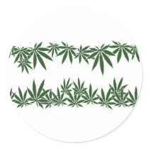 Vibe 420 round stickers