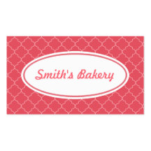 Vibrant Coral Business Card