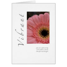 Vibrant Daisy Greeting Card